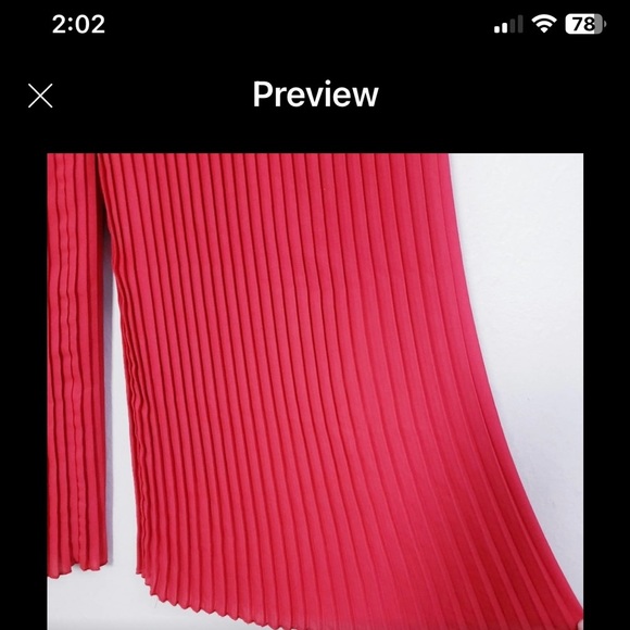 Zara Halter Wide-Leg Pleated Red Sleeveless Jumpsuit .gorgeous and comfortable . - Picture 4 of 4